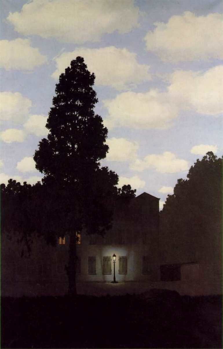 Wikioo.org - The Encyclopedia of Fine Arts - Painting, Artwork by Rene Magritte - Empire Of Light