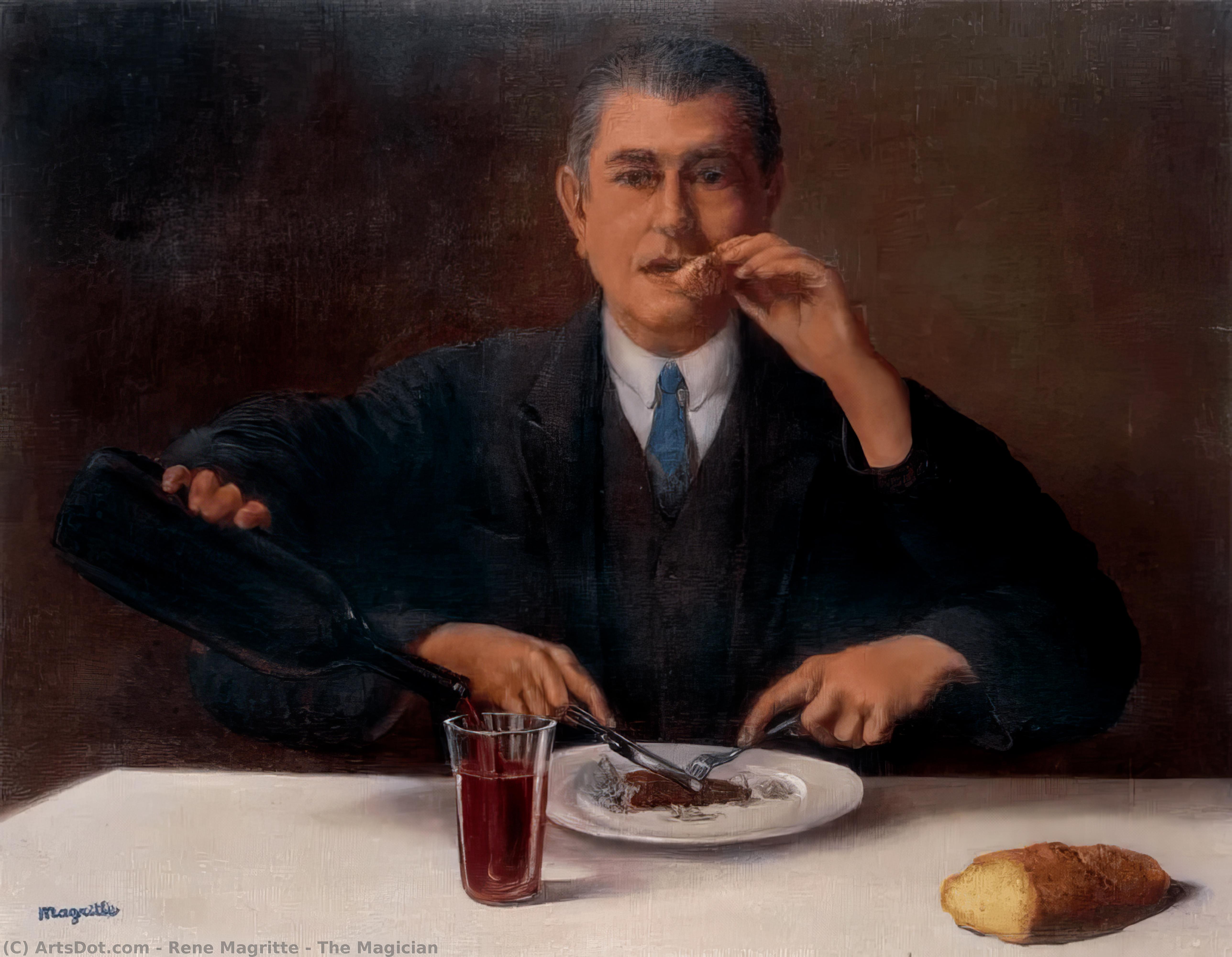 WikiOO.org - Enciklopedija dailės - Tapyba, meno kuriniai Rene Magritte - The Magician