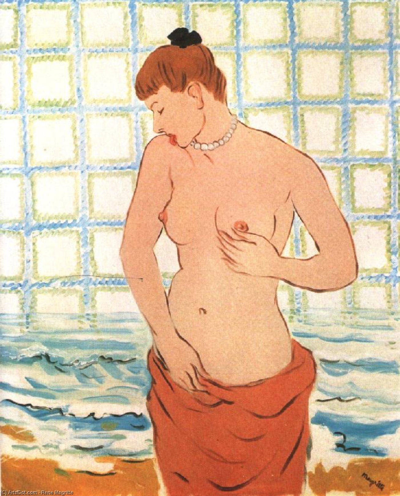 WikiOO.org - Güzel Sanatlar Ansiklopedisi - Resim, Resimler Rene Magritte - The Pebble