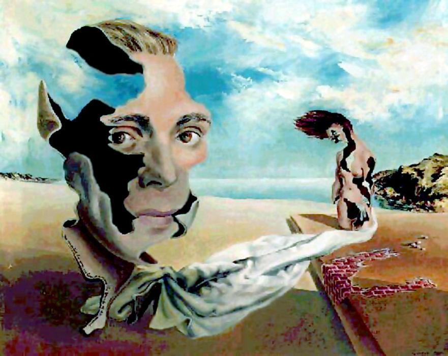 Wikioo.org - The Encyclopedia of Fine Arts - Painting, Artwork by Salvador Dali - Corrosive
