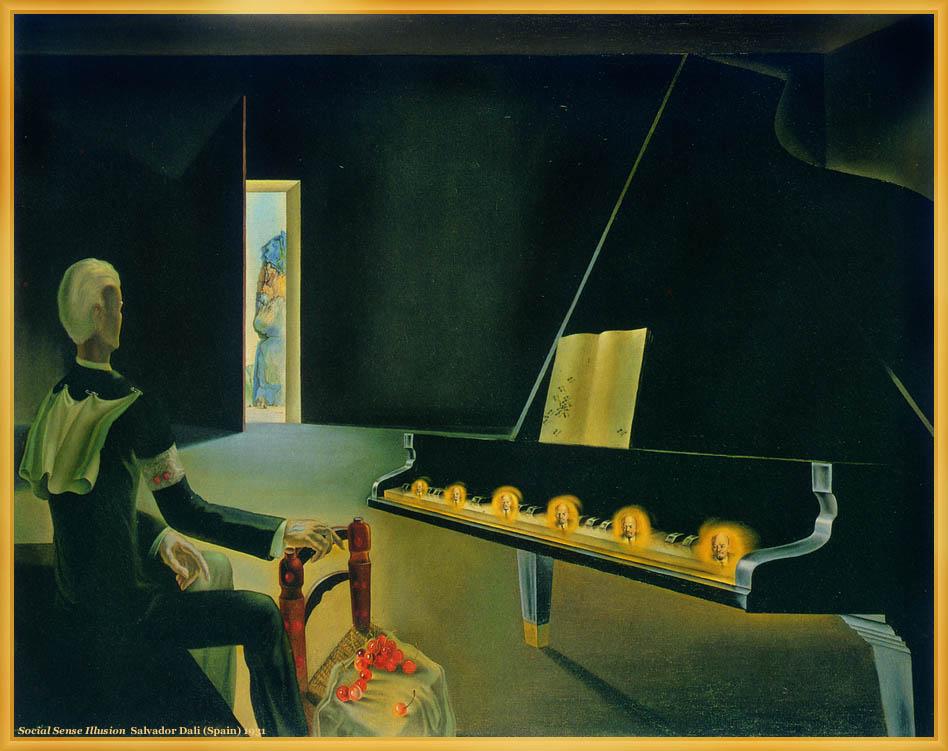 Wikioo.org - The Encyclopedia of Fine Arts - Painting, Artwork by Salvador Dali - Social Science
