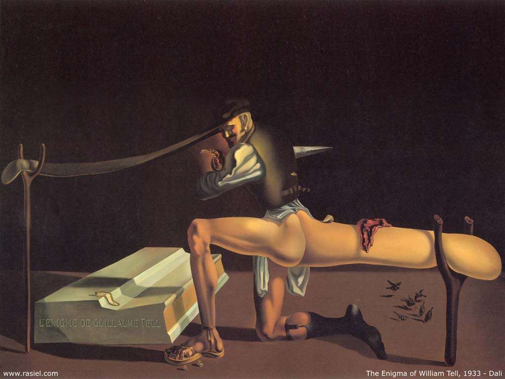 Wikioo.org - The Encyclopedia of Fine Arts - Painting, Artwork by Salvador Dali - The Enigma Of William Tell