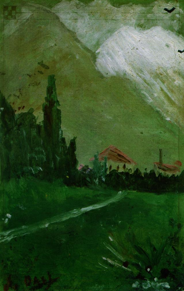 Wikioo.org – L'Enciclopedia delle Belle Arti - Pittura, Opere di Salvador Dali - paesaggio vicino a figueras , 1910