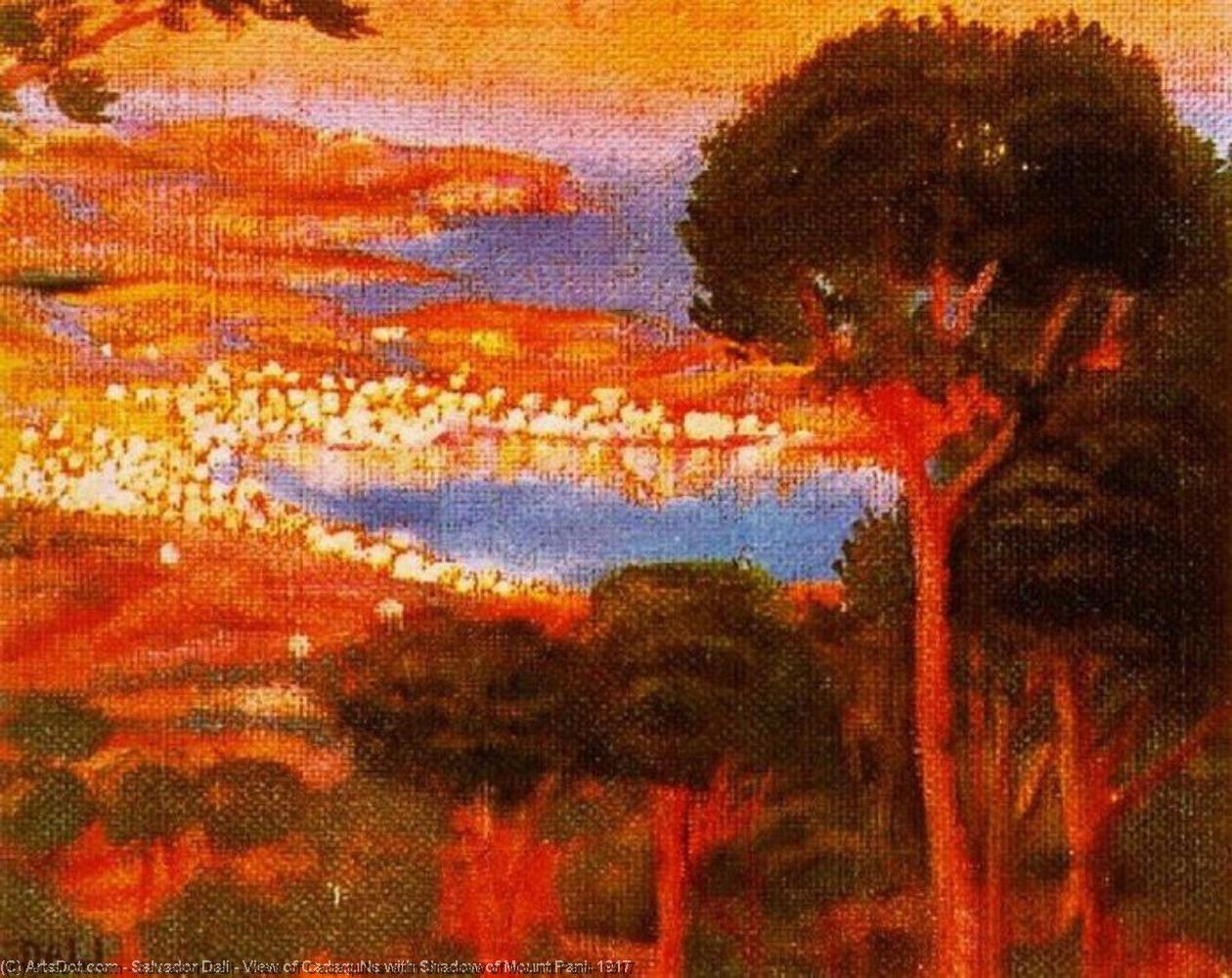 WikiOO.org - Encyclopedia of Fine Arts - Malba, Artwork Salvador Dali - View of CadaquNs with Shadow of Mount Pani, 1917