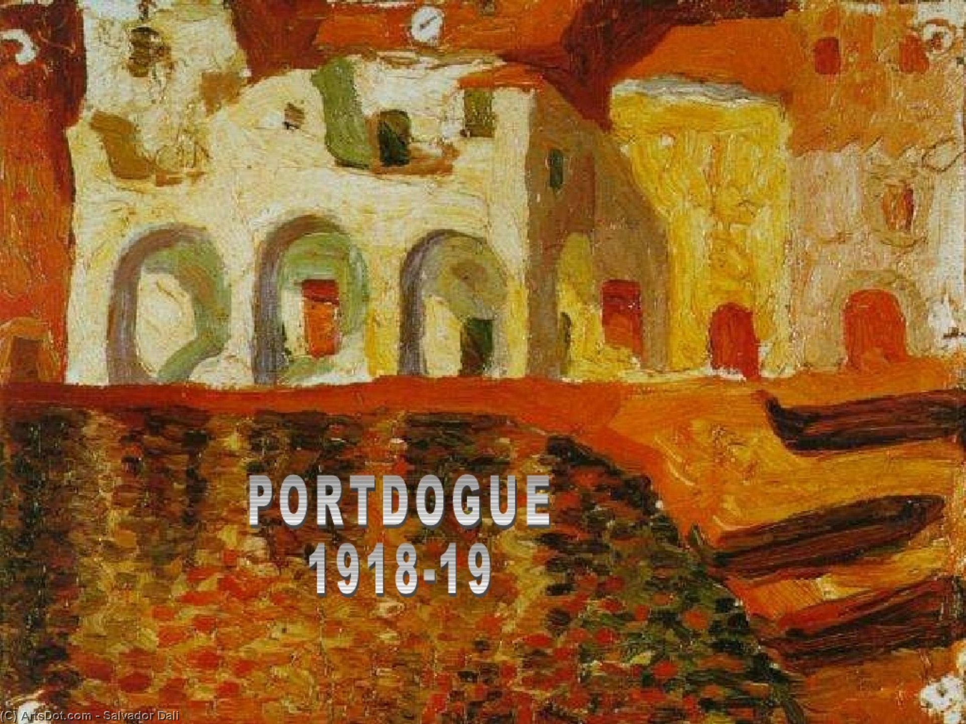 Wikioo.org - The Encyclopedia of Fine Arts - Painting, Artwork by Salvador Dali - PortdoguN, 1918-19
