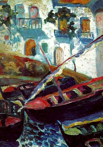 Wikoo.org - موسوعة الفنون الجميلة - اللوحة، العمل الفني Salvador Dali - Es Pianc, circa 1919