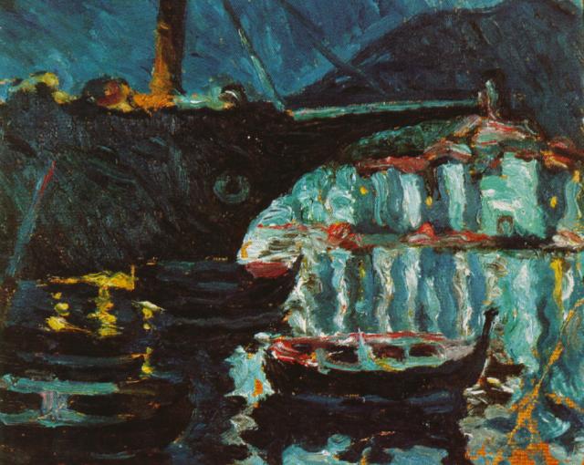 WikiOO.org - Enciclopedia of Fine Arts - Pictura, lucrări de artă Salvador Dali - The Port of CadaquNs, circa 1919