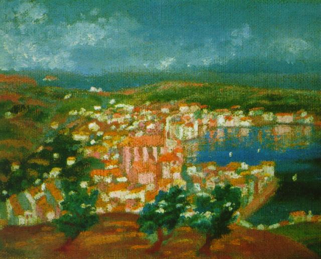 WikiOO.org - Енциклопедия за изящни изкуства - Живопис, Произведения на изкуството Salvador Dali - Landscape Near CadaquNs, 1920-21