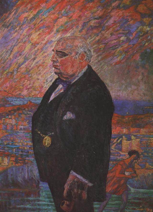 WikiOO.org - Εγκυκλοπαίδεια Καλών Τεχνών - Ζωγραφική, έργα τέχνης Salvador Dali - Portrait of My Father, circa 1921