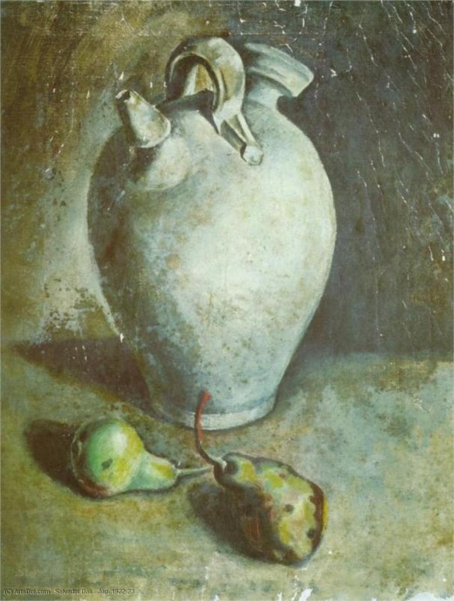 Wikioo.org – La Enciclopedia de las Bellas Artes - Pintura, Obras de arte de Salvador Dali - jarra 1922-23
