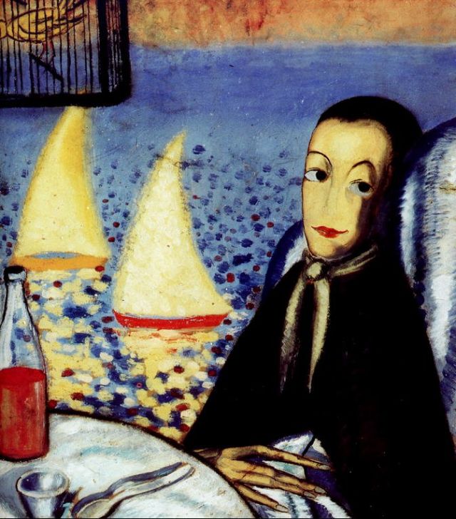 WikiOO.org - Энциклопедия изобразительного искусства - Живопись, Картины  Salvador Dali - больной ребенок ( Self-portrait в cadaquns ) , около 1923