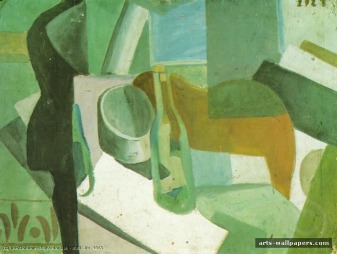 WikiOO.org - Encyclopedia of Fine Arts - Schilderen, Artwork Salvador Dali - Still Life, 1923