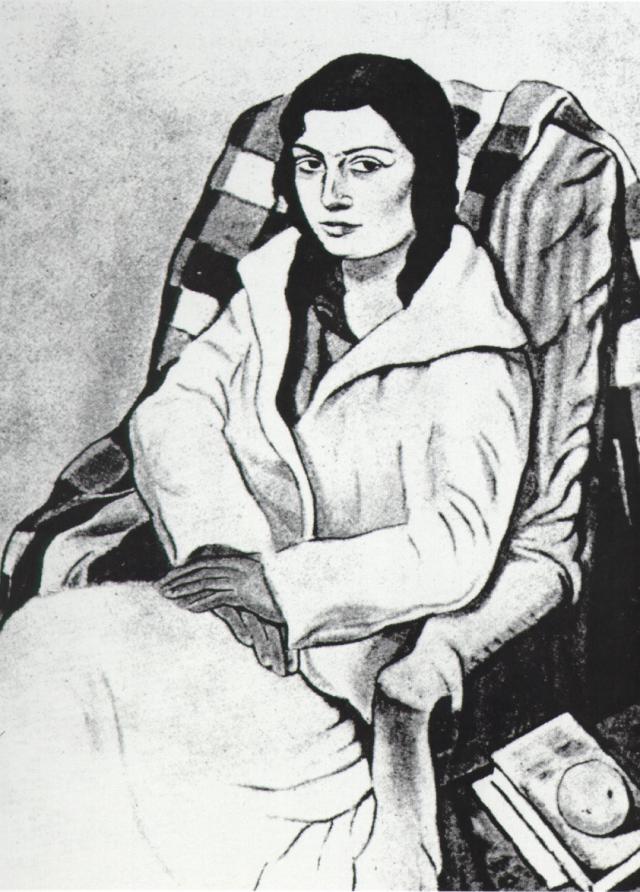 Wikioo.org - Bách khoa toàn thư về mỹ thuật - Vẽ tranh, Tác phẩm nghệ thuật Salvador Dali - Portrait of My Sister (original State), 1923-24