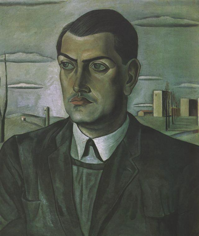 Wikioo.org - The Encyclopedia of Fine Arts - Painting, Artwork by Salvador Dali - Portrait of Luis Bunuel, 1924