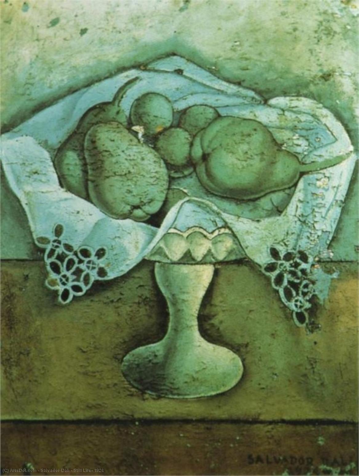Wikioo.org - The Encyclopedia of Fine Arts - Painting, Artwork by Salvador Dali - Still Life, 1924
