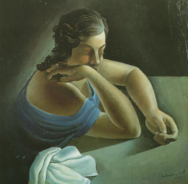 Wikioo.org - Bách khoa toàn thư về mỹ thuật - Vẽ tranh, Tác phẩm nghệ thuật Salvador Dali - Thought, 1925