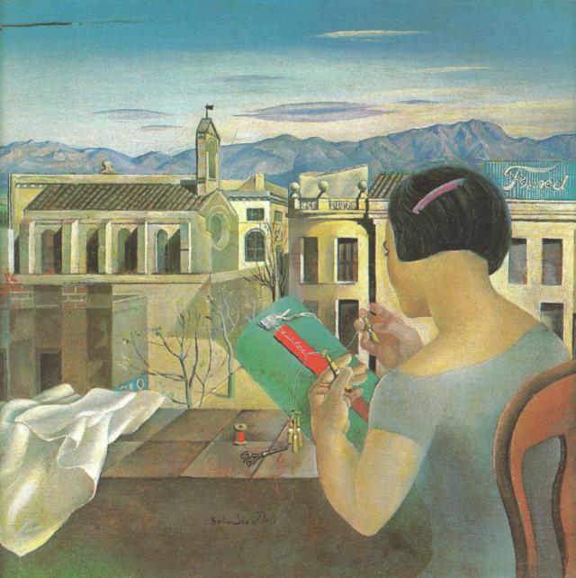 Wikioo.org - The Encyclopedia of Fine Arts - Painting, Artwork by Salvador Dali - The Girl of Figueras, 1926