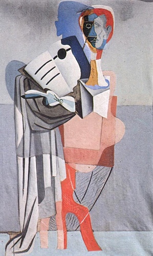Wikoo.org - موسوعة الفنون الجميلة - اللوحة، العمل الفني Salvador Dali - Homage to Erik Satie, 1926