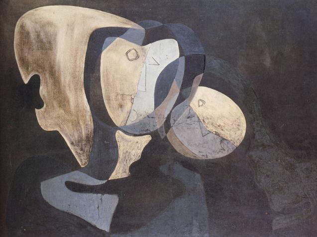 Wikioo.org - The Encyclopedia of Fine Arts - Painting, Artwork by Salvador Dali - Cubist Figure (Figura cubista), 1926