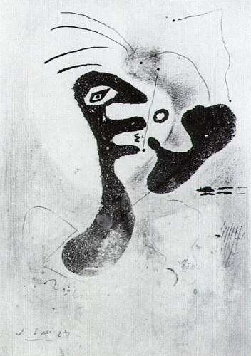 WikiOO.org - Енциклопедия за изящни изкуства - Живопис, Произведения на изкуството Salvador Dali - Untitled, 1927