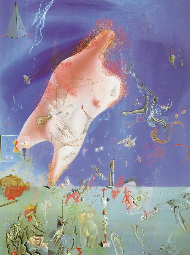WikiOO.org - 百科事典 - 絵画、アートワーク Salvador Dali - 少し 燃えがら ( Senicitas ) , およそ 1928