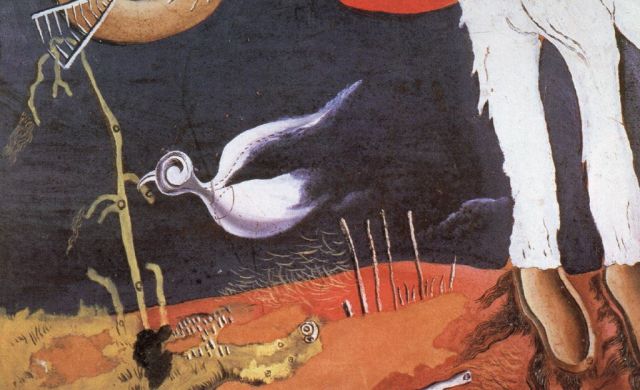 Wikoo.org - موسوعة الفنون الجميلة - اللوحة، العمل الفني Salvador Dali - Rotting Bird, 1928
