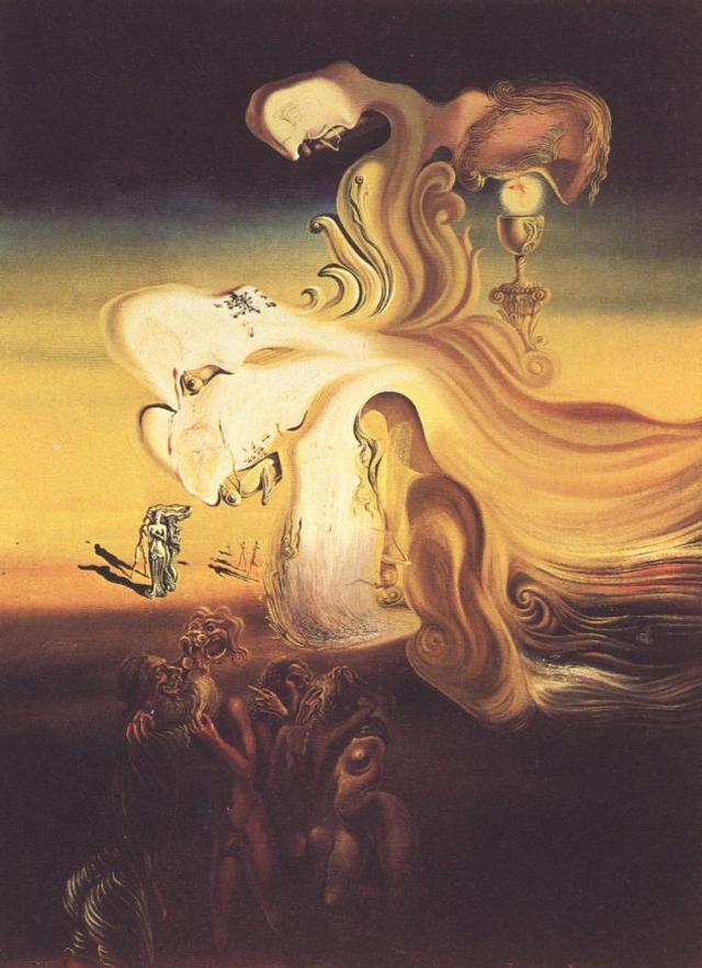 WikiOO.org - אנציקלופדיה לאמנויות יפות - ציור, יצירות אמנות Salvador Dali - Profanation of the Host, 1929