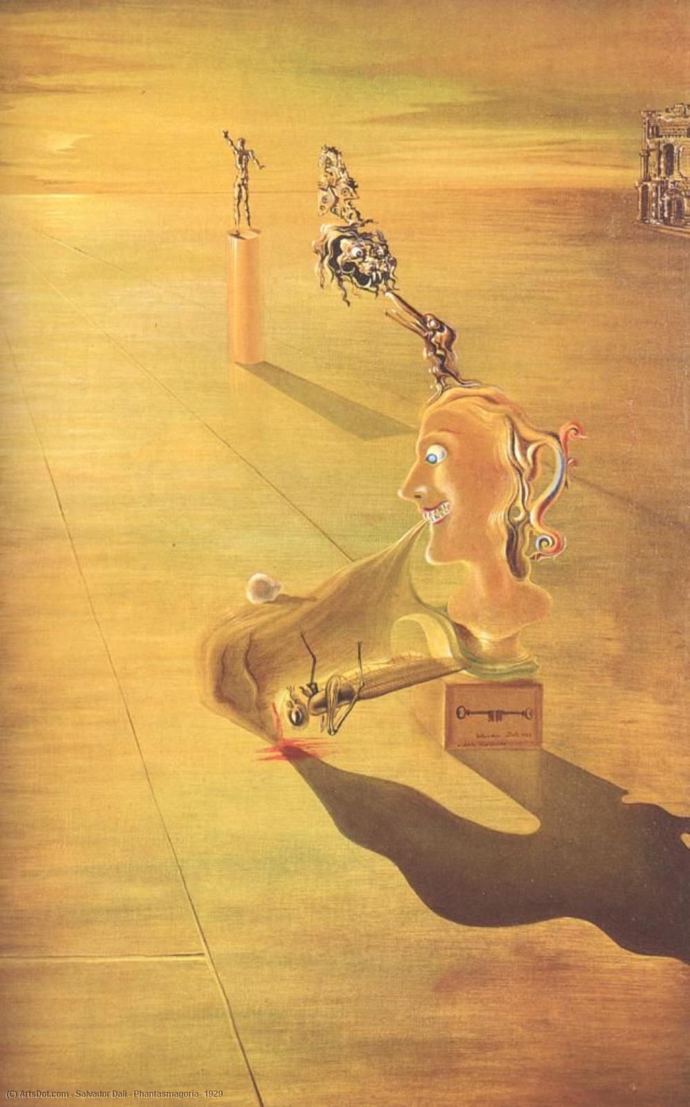 WikiOO.org - Енциклопедія образотворчого мистецтва - Живопис, Картини
 Salvador Dali - Phantasmagoria, 1929