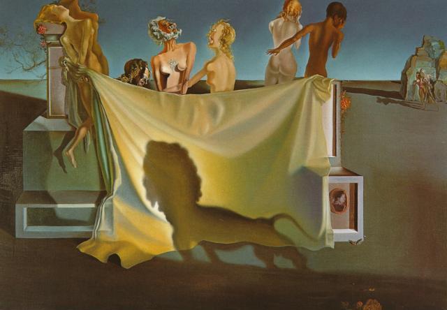 Wikioo.org - The Encyclopedia of Fine Arts - Painting, Artwork by Salvador Dali - The Old Age of William Tell, 1931