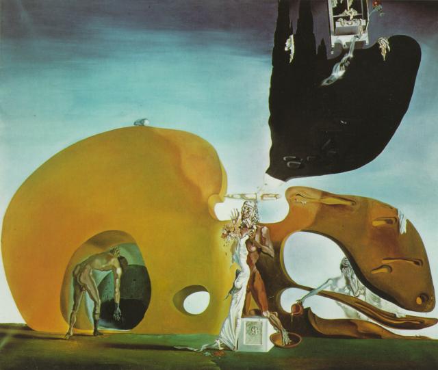 Wikioo.org – L'Enciclopedia delle Belle Arti - Pittura, Opere di Salvador Dali - la nascita di liquido  desideri  1932