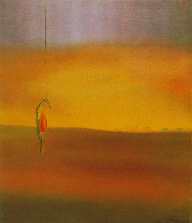 Wikioo.org - Die Enzyklopädie bildender Kunst - Malerei, Kunstwerk von Salvador Dali - eier auf dem platte ohne der platte 1932