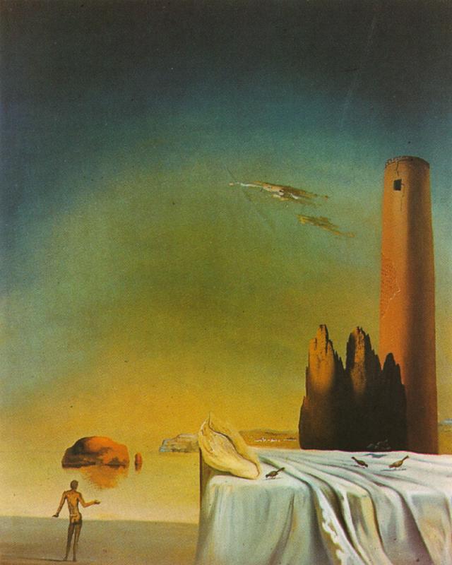 Wikioo.org - The Encyclopedia of Fine Arts - Painting, Artwork by Salvador Dali - The Dream Approaches, 1932-33