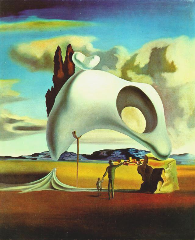 Wikioo.org - The Encyclopedia of Fine Arts - Painting, Artwork by Salvador Dali - Atavistic Vestiges After the Rain, 1934