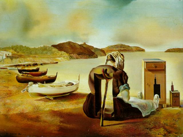 WikiOO.org - Encyclopedia of Fine Arts - Malba, Artwork Salvador Dali - The Weaning of Furniture-Nutrition, 1934