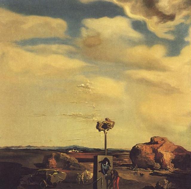 Wikioo.org - The Encyclopedia of Fine Arts - Painting, Artwork by Salvador Dali - Puzzle of Autumn, 1935