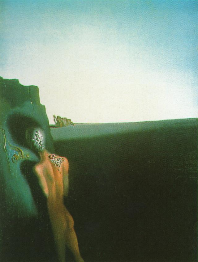WikiOO.org - دایره المعارف هنرهای زیبا - نقاشی، آثار هنری Salvador Dali - Solitude - Anthropomorphic Echo, 1935