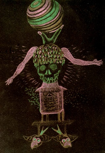 WikiOO.org - Encyclopedia of Fine Arts - Schilderen, Artwork Salvador Dali - Exquisite Cadaver, 1935