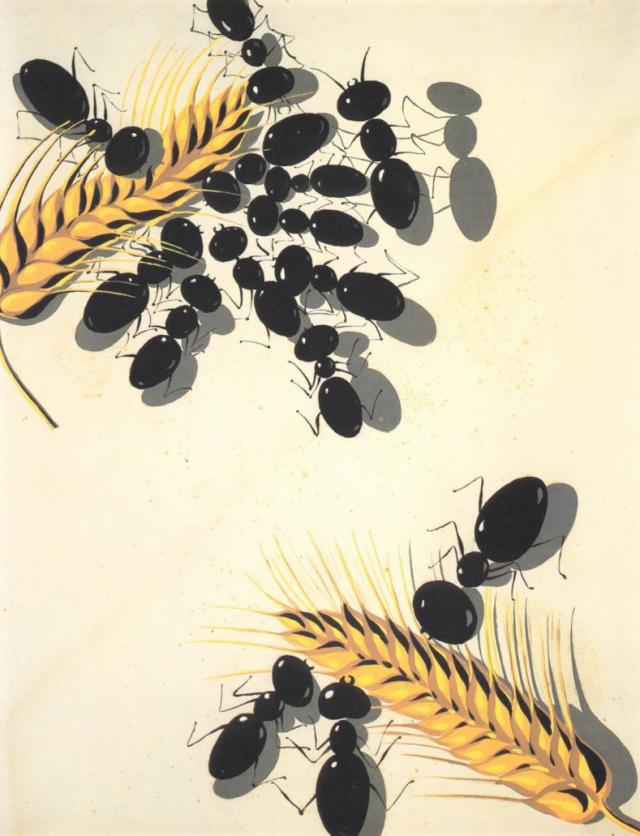 Wikioo.org - The Encyclopedia of Fine Arts - Painting, Artwork by Salvador Dali - The Ants, 1936-37