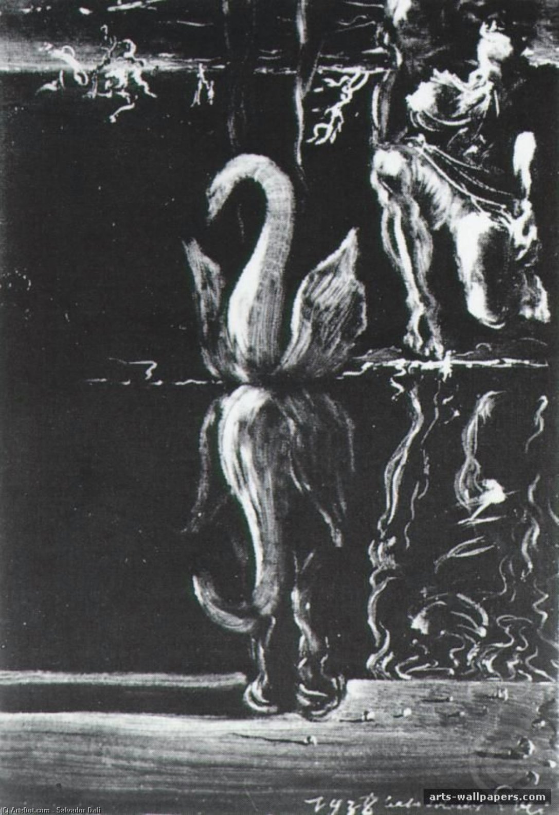 WikiOO.org - Енциклопедія образотворчого мистецтва - Живопис, Картини
 Salvador Dali - Untitled, 1938