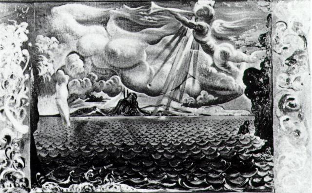 WikiOO.org – 美術百科全書 - 繪畫，作品 Salvador Dali - 设计 设置 的 'Labyrinth' , 1941