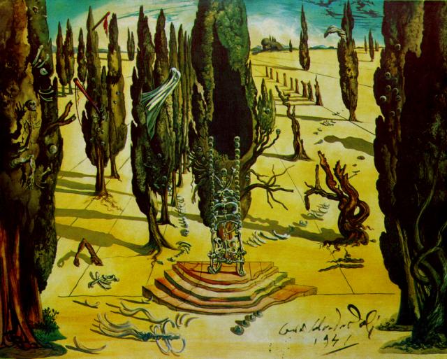 Wikioo.org - The Encyclopedia of Fine Arts - Painting, Artwork by Salvador Dali - Set of 'Tristan and Isolde', 1941