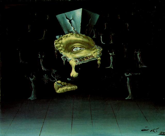 WikiOO.org - Enciklopedija likovnih umjetnosti - Slikarstvo, umjetnička djela Salvador Dali - Untitled - Design for the ball in the dream sequence in 'Spellbound', 1944