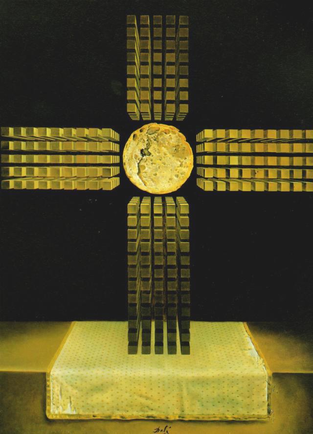 Wikioo.org - Bách khoa toàn thư về mỹ thuật - Vẽ tranh, Tác phẩm nghệ thuật Salvador Dali - Nuclear Cross, 1952