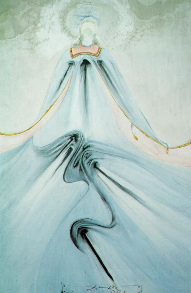 WikiOO.org - אנציקלופדיה לאמנויות יפות - ציור, יצירות אמנות Salvador Dali - Assumpta Canaveral, 1956
