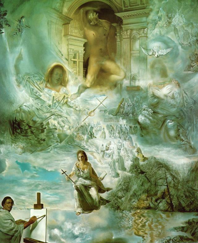 Wikioo.org - The Encyclopedia of Fine Arts - Painting, Artwork by Salvador Dali - The Ecumenical Council, 1960