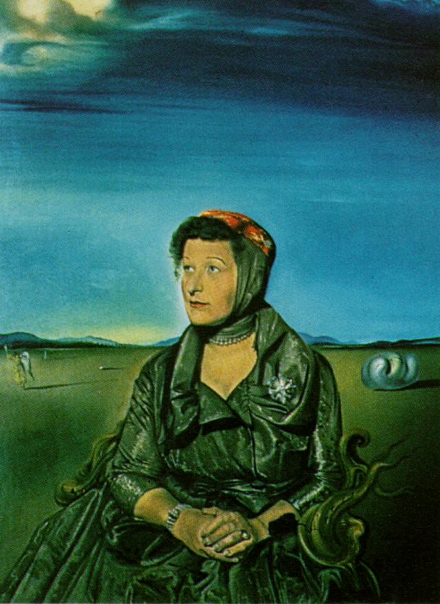 Wikioo.org - The Encyclopedia of Fine Arts - Painting, Artwork by Salvador Dali - Portrait of Mrs. Fagen, 1960