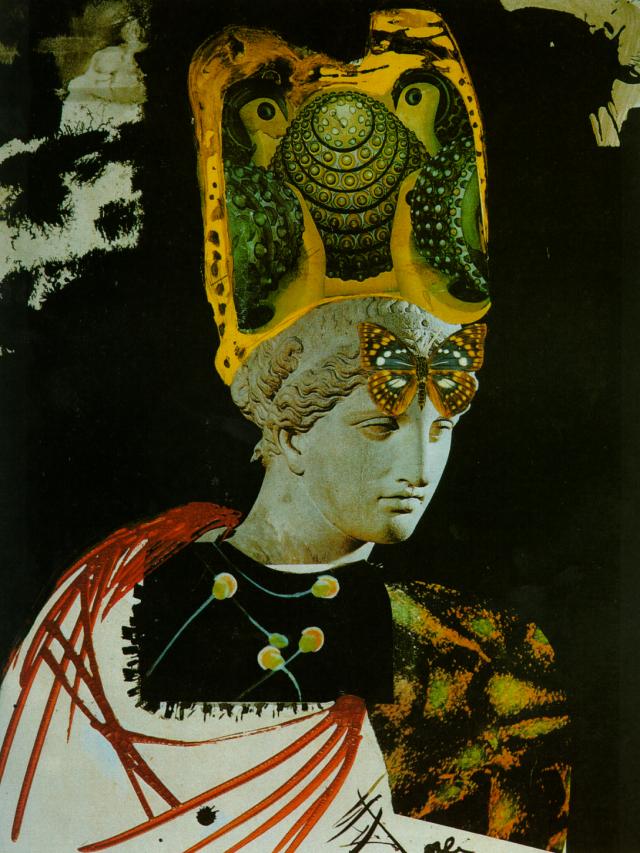 Wikioo.org - The Encyclopedia of Fine Arts - Painting, Artwork by Salvador Dali - Mad Mad Mad Minerva - Illustration for 'Memories of Surrealism', circa 1968