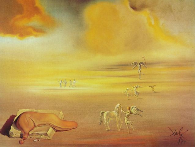 Wikioo.org - The Encyclopedia of Fine Arts - Painting, Artwork by Salvador Dali - The Wash Basin (stereoscopic work, right component), 1976