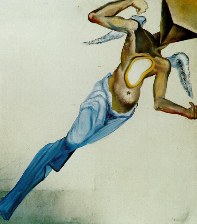 Wikioo.org – L'Encyclopédie des Beaux Arts - Peinture, Oeuvre de Salvador Dali - surréaliste ange vers  1977