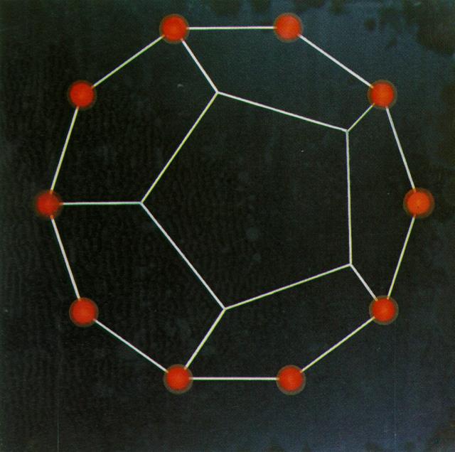 WikiOO.org - Encyclopedia of Fine Arts - Målning, konstverk Salvador Dali - Pentagonal Sardana (stereoscopic work, left component), 1979